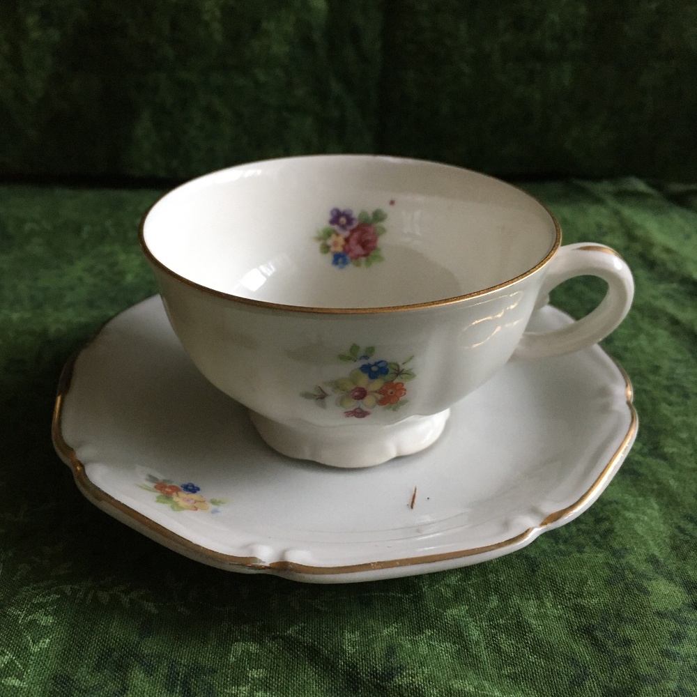 Vintage Mini Teacup and Saucer
